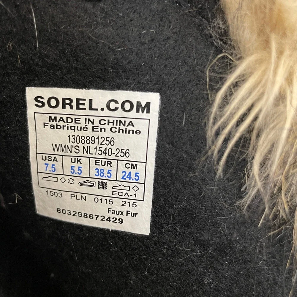Sorel‎ Joan of Arctic Boots Womens 7.5 Brown Waterproof Winter Snow NL1540-256